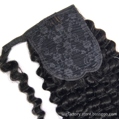 factory price ponytail hair,100% human hair extension ponytail curly,best selling kinky curly ponytail